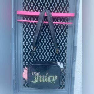 Juicy Couture Women’s Black Licorice Cross Body Bag~~NWT~~🩷